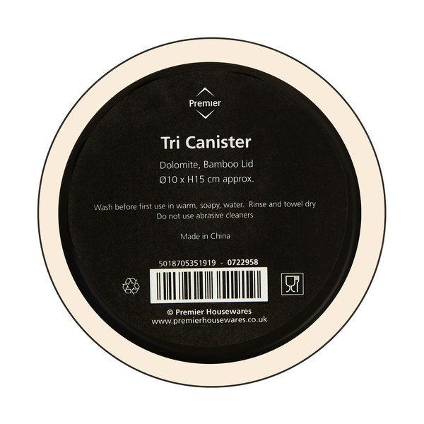 Posoda za shranjevanje živil iz bambusa in dolomita Geome – Premier Housewares-image-1