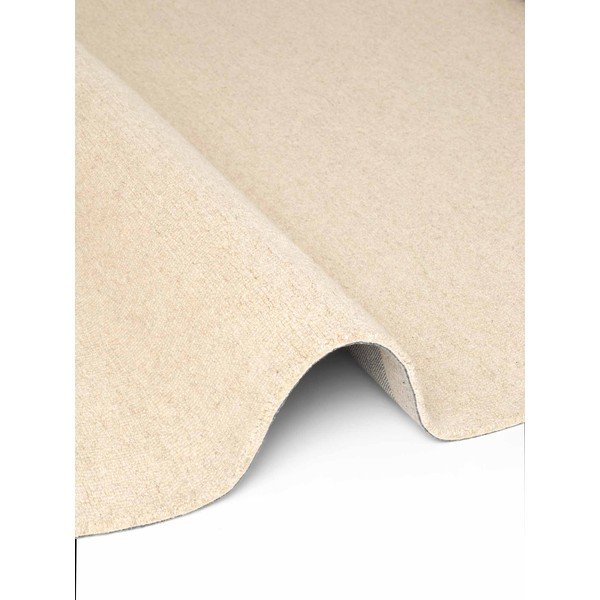 Bež ročno tkana volnena okrogla preproga ø 160 cm Puristic Knots – Elle Decoration-image-4