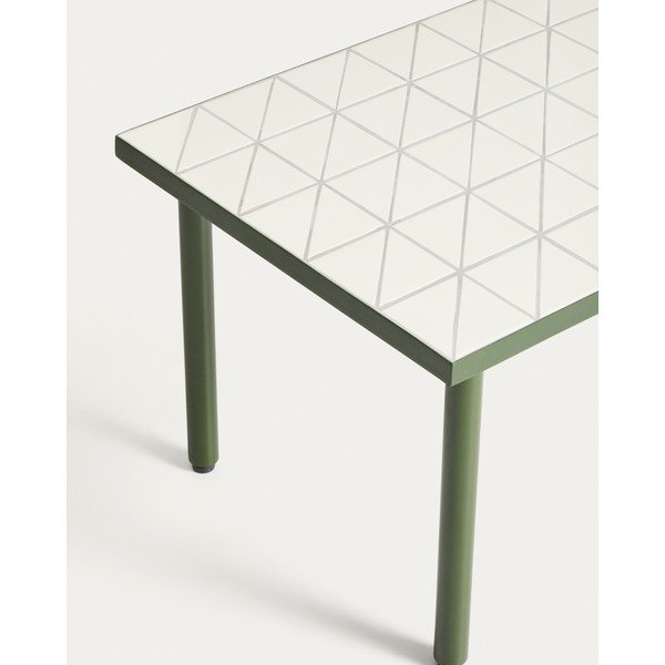Vrtna mizica s keramično ploščo 51x81 cm Maurina – Kave Home-image-2