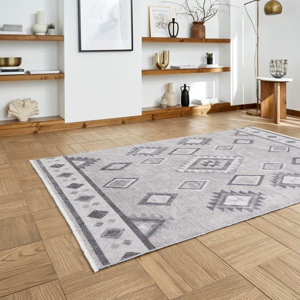 Siv pralen tekač iz mešanice bombaža 60x170 cm Whisper – Think Rugs-image-2