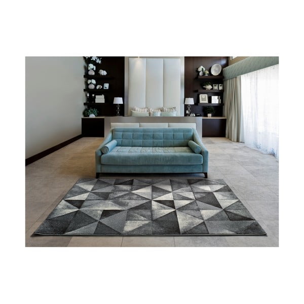 Siva preproga Universal Delta Triangle, 67 x 125 cm-image-1