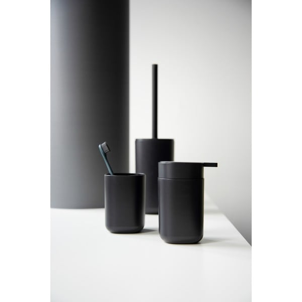 Črn dozirnik za milo Wenko Davos-image-1