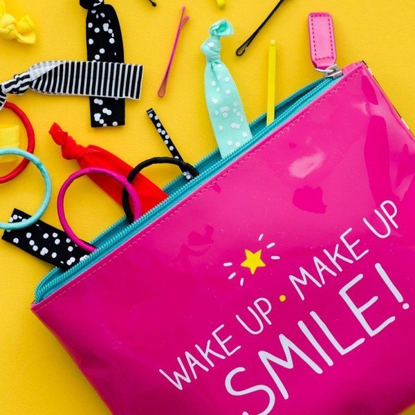 Rožnata kometna torbica Happy Jackson Wake Up Make Up-image-1