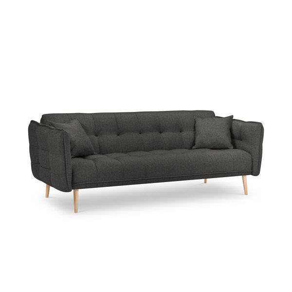 Temno siva raztegljiva sedežna garnitura Mazzini Sofas Canna-image-2