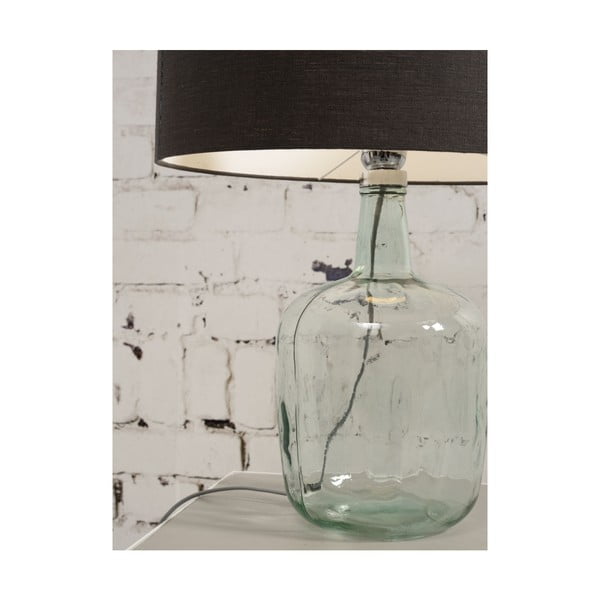 Namizna svetilka z bež senčnikom in strukturo iz recikliranega stekla Good&Mojo Murano, ⌀ 30 cm-image-3