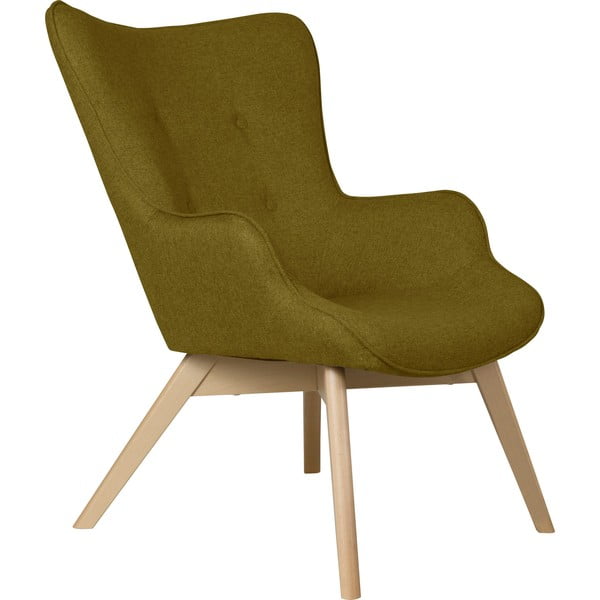 Zelen fotelj Niko – Ropez