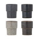 Rjave skodelice v kompletu za espresso 4 ks iz kamenine 150 ml Ewan – Bloomingville