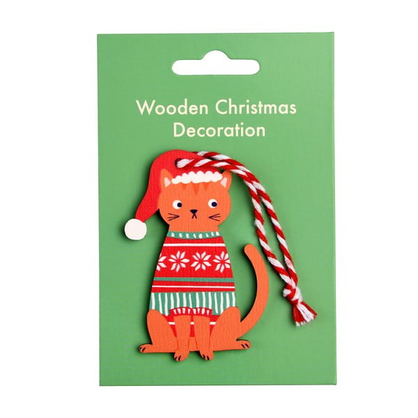 Lesen okrasek za jelko 5 cm Ginger Cat – Rex London-image-2