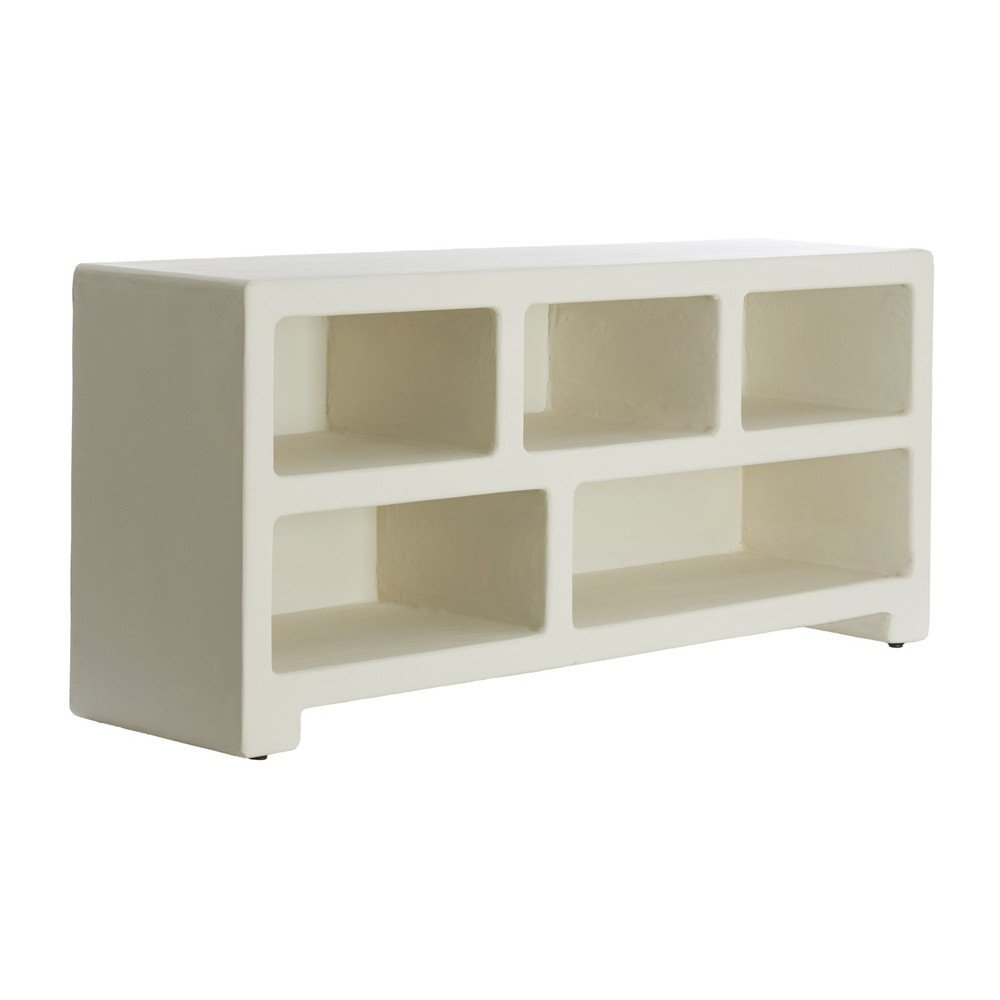 Kremno bel regal 140x60x35 cm Nahua