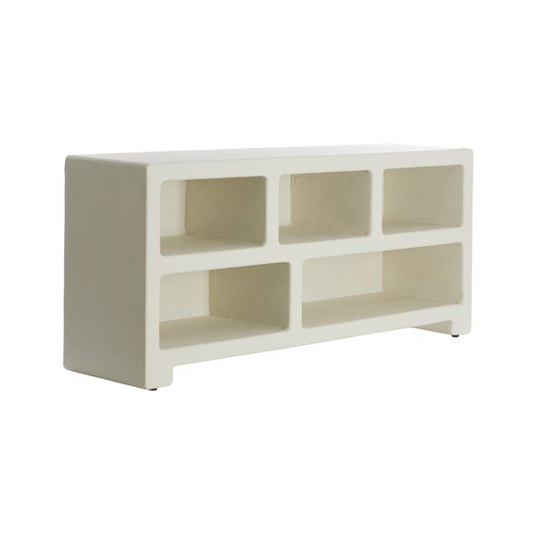 Kremno bel regal 140x60x35 cm Nahua – Light & Living