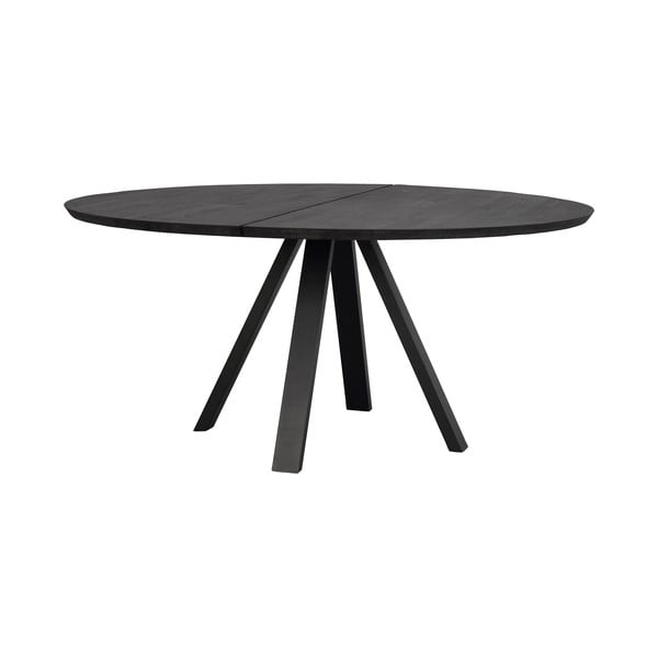 Okrogla jedilna miza s ploščo iz hrastovega lesa 150x150 cm Carradale - Rowico