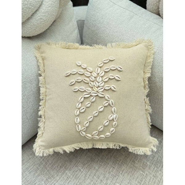 Bombažna prevleka za blazino 43x43 cm Seashells – Mioli Decor-image-2