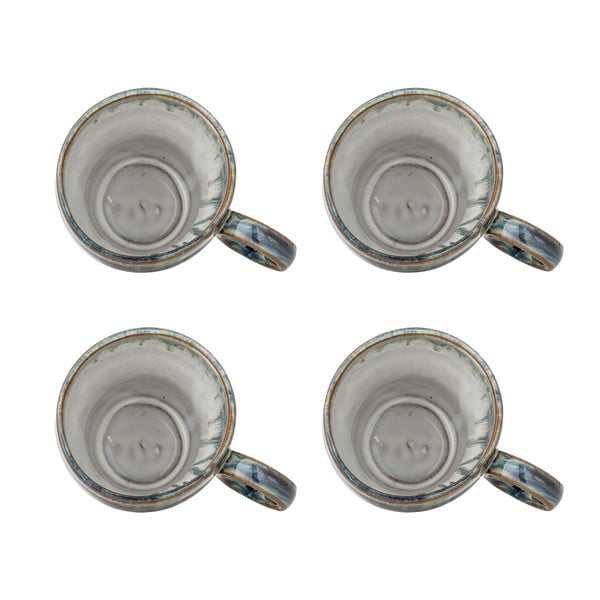 Modre skodelice v kompletu 4 ks iz kamenine 300 ml Nigel – Bloomingville-image-3