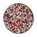 Rdeča/siva pralna okrogla preproga ø 100 cm Ignite – Mila Home