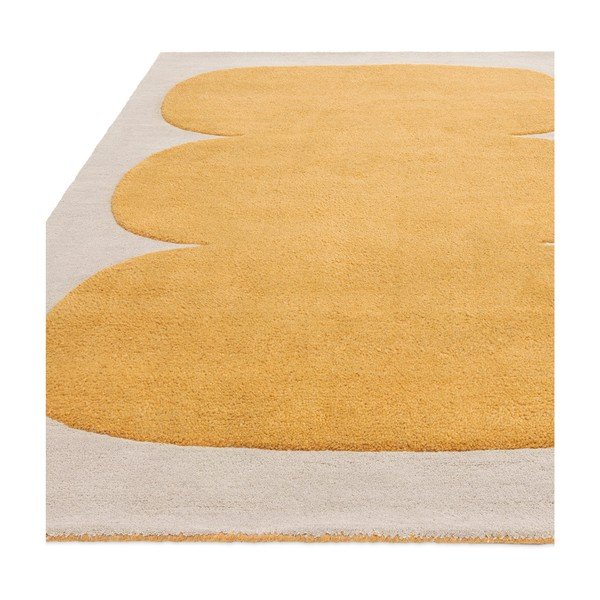Oker rumena ročno tkana volnena preproga 120x170 cm Canvas – Asiatic Carpets-image-4
