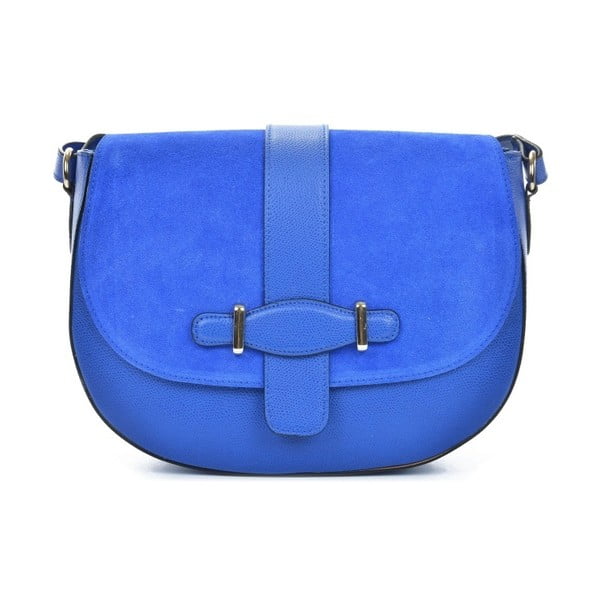 Modra usnjena torbica Mangotti Torbe Adona