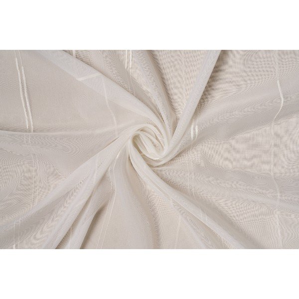 Kremno bela prosojna zavesa 300x260 cm Frida – Mendola Fabrics