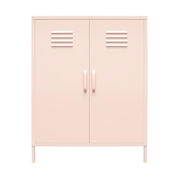 Rožnata kovinska omarica 40x102x80 cm Mission District – Støraa