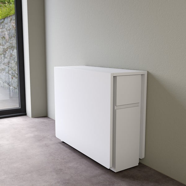 Bela zložljiva večnamenska miza Woodman Kungla-image-1