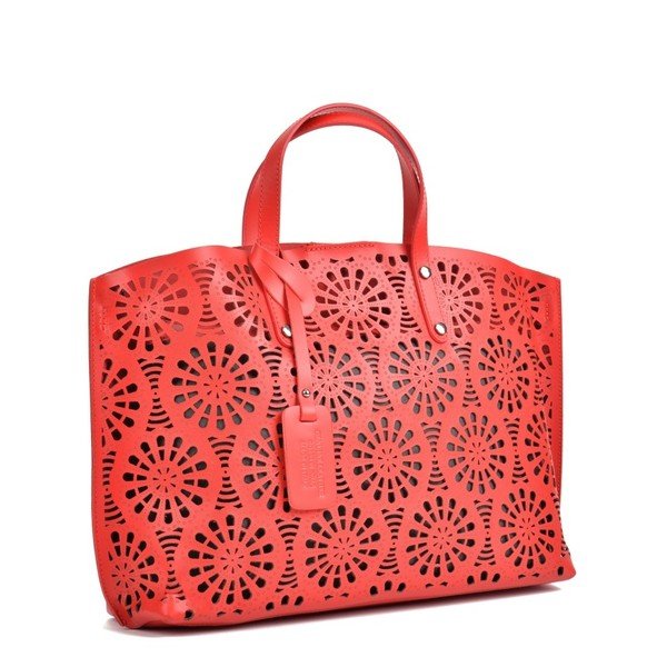 Rdeča usnjena torbica Mangotti Torbe Lulia-image-4