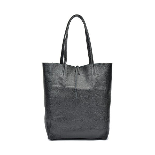 Črna ženska usnjena torbica Sofia Cardoni Shopper