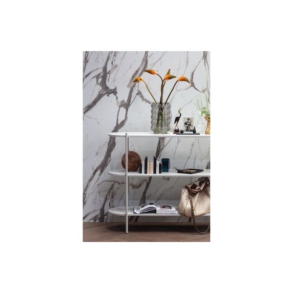 Svetlo siv regal iz masivnega jesena 120x92 cm Tender – BePureHome-image-4