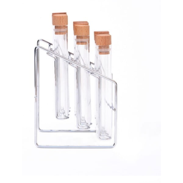 Posodice za začimbe v kompletu 12 ks s stojalom Spice Lab – Wireworks-image-2