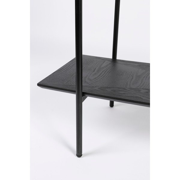 Črn kovinski regal 120x180x40 cm Marcio – White Label-image-3
