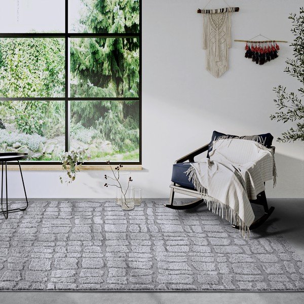 Siva preproga 160x235 cm Artistique Light Grey – Elle Decoration-image-1