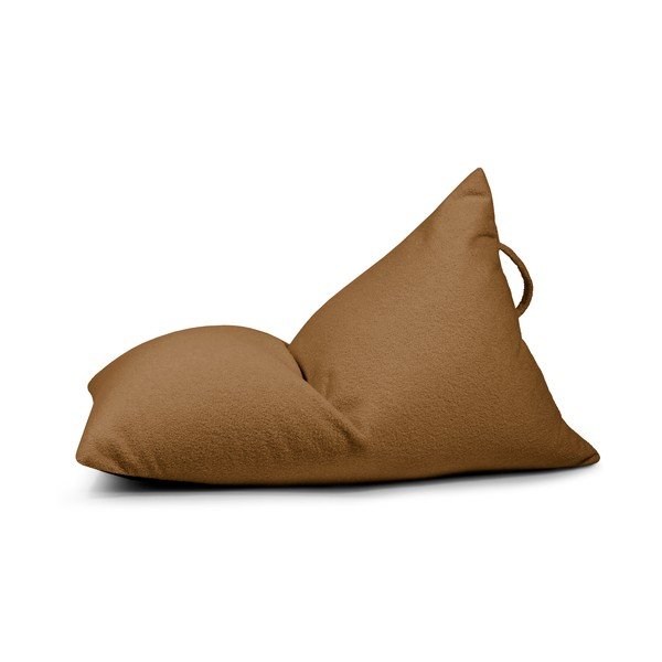 Rjava otroška vreča za sedenje iz tkanine bouclé Razzy – SLOWDOWN