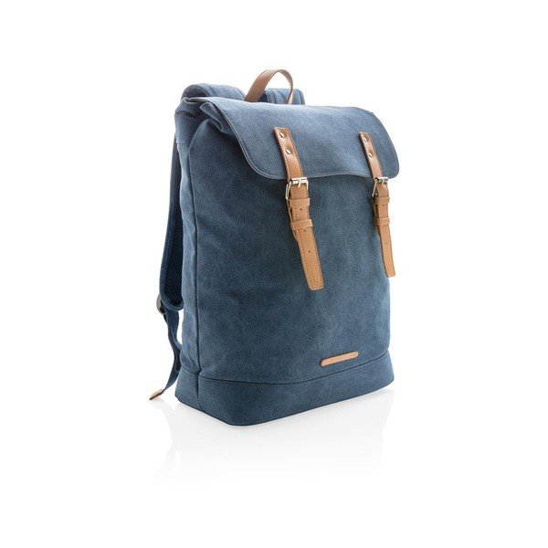 Modri platneni nahrbtnik za prenosni računalnik 15,6'' XD Design Collection , 19 l-image-3