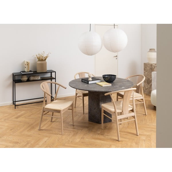 Črna konzolna mizica 100x35 cm Newcastle - Actona-image-3