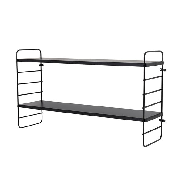 Črna kovinska polica Bloomingville North-image-2