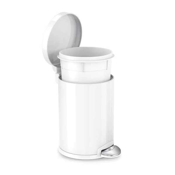Jekleni koš za odpadke s pedalom 4,5 l - simplehuman-image-2