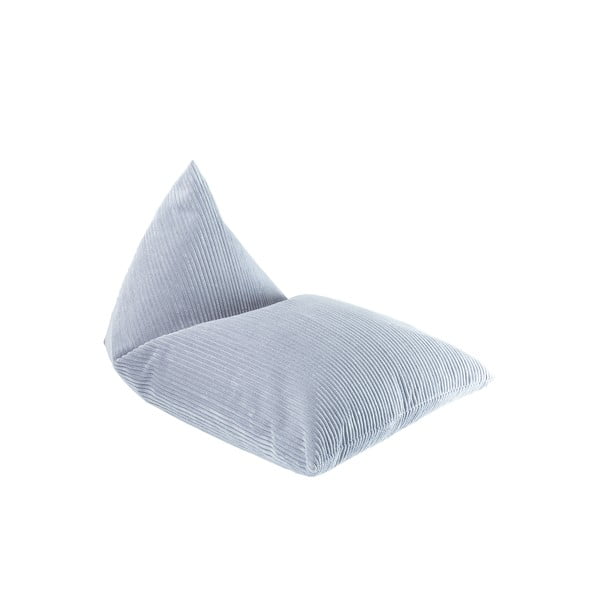 Modra otroška vreča za sedenje iz rebrastega žameta Big Lounger – Wigiwama