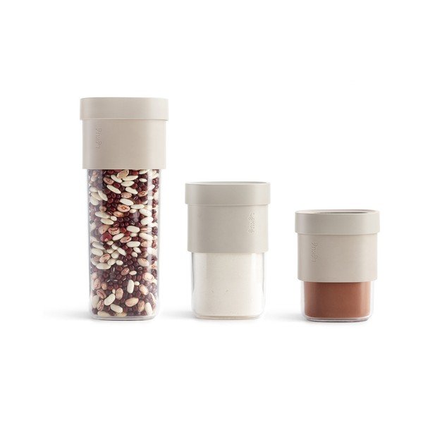 Posode za shranjevanje za živila v kompletu 3 ks – Lékué