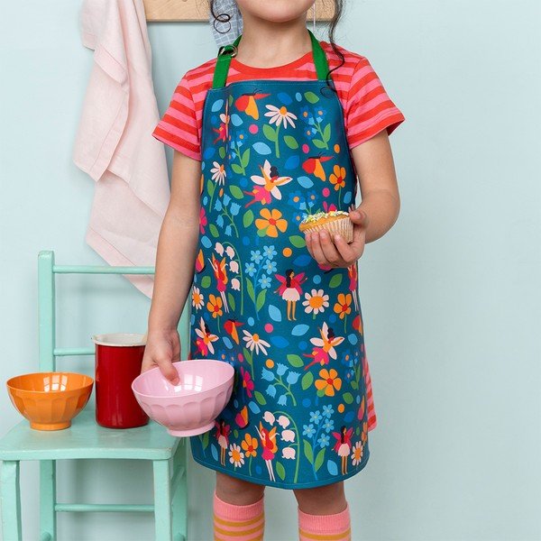 Bombažen otroški predpasnik Fairies in the Garden – Rex London-image-1