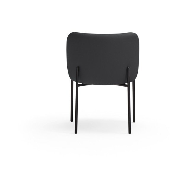 Črni oblazinjeni jedilni stoli v kompletu 2 ks Mogi – Teulat-image-2