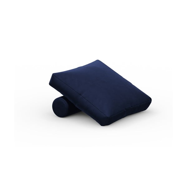Modra žametna blazina za modularni kavč Rome Velvet - Cosmopolitan Design 