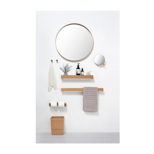 Stensko držalo za toaletni papir iz hrastovega lesa Wireworks-image-2