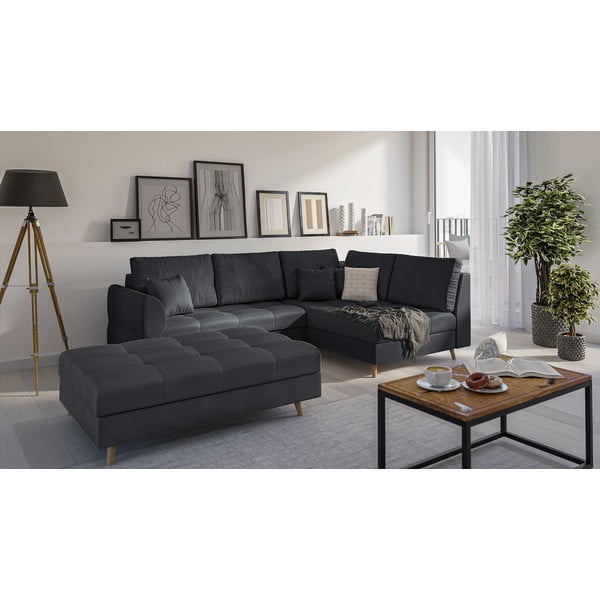 Temno siv tabure Ariella – Ropez-image-2