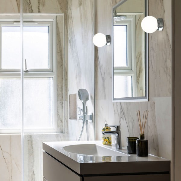 Stropna svetilka v srebrni barvi SULION Sena, ø 15 cm-image-2