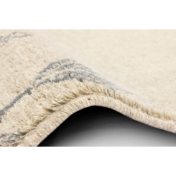 Bež volnena preproga 133x180 cm Decori – Agnella-image-2