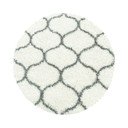 Kremno bela okrogla preproga ø 160 cm Salsa – Ayyildiz Carpets