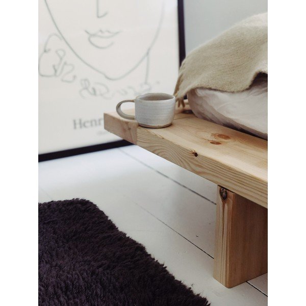 Postelja z vzmetnico Karup Design Japan Comfort Mat White/Black, 160 x 200 cm-image-1