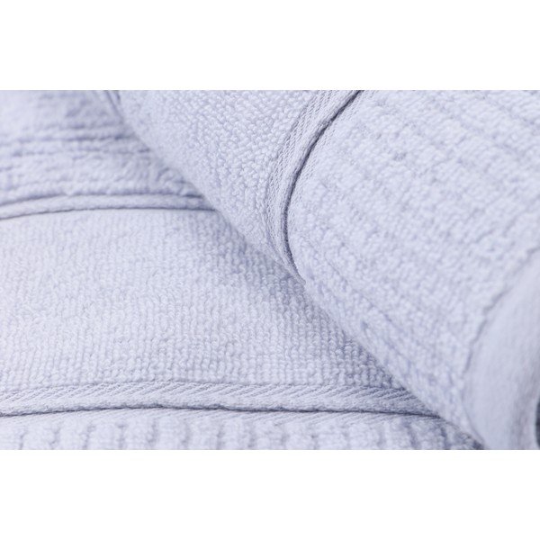 Svetlo modre frotirne bombažne brisače v kompletu 2 ks 50x90 cm Daniela – Foutastic-image-1