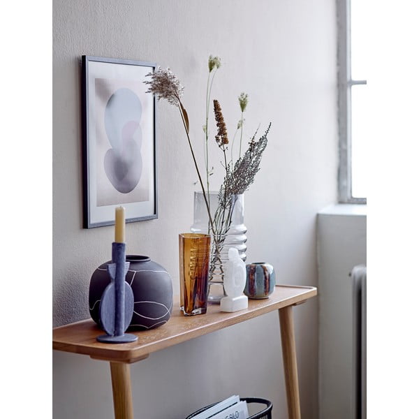 Modri svečnik Bloomingville Bess, višina 22 cm-image-1