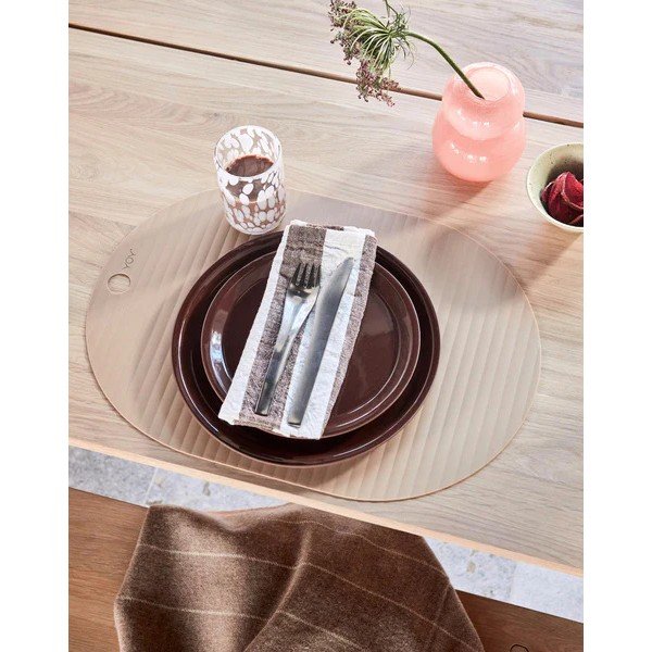 Jušni krožniki v kompletu 2 ks iz terakote v barvi terakote ø 19 cm Yuka – OYOY Living Design-image-1