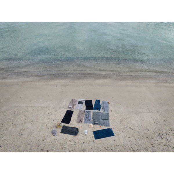 Temno modra kopalna brisača Zone Classic, 70 x 140 cm-image-1