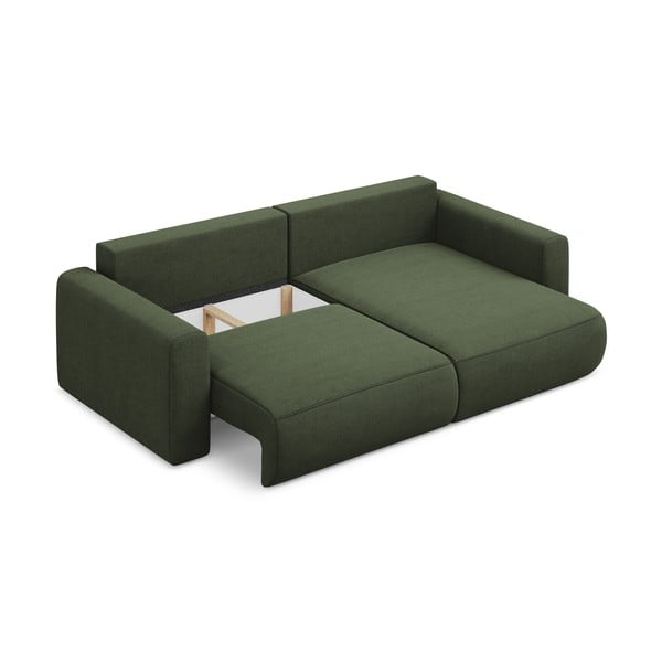 Kaki zelena raztegljiva/s prostorom za shranjevanje kotna sedežna garnitura (desni kot/z ležalnikom) Kapua – Makamii-image-4